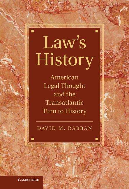 Book cover of Law’s History