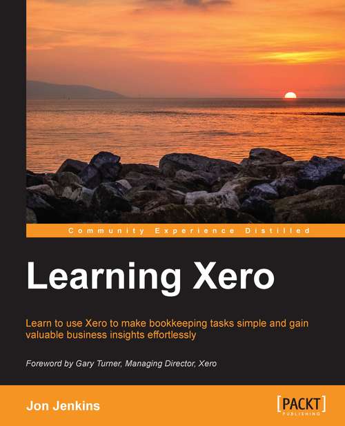 Book cover of Learning Xero