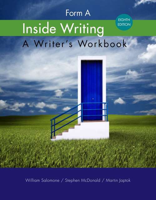 Book cover of Inside Writing (Eighth Edition): 1997717 (A Writer's Workbook )