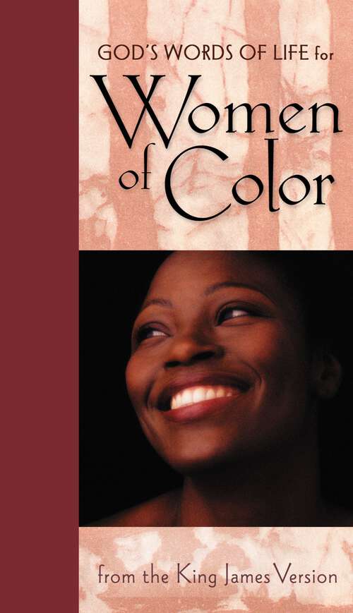 Book cover of God's Words of Life for Women of Color