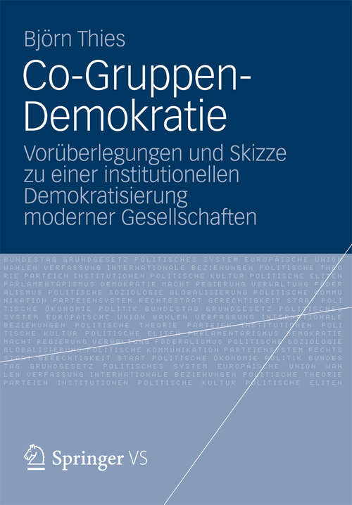 Book cover of Co-Gruppen-Demokratie