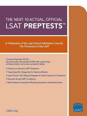 Book cover of The Next 10 Actual, Official LSAT PrepTests