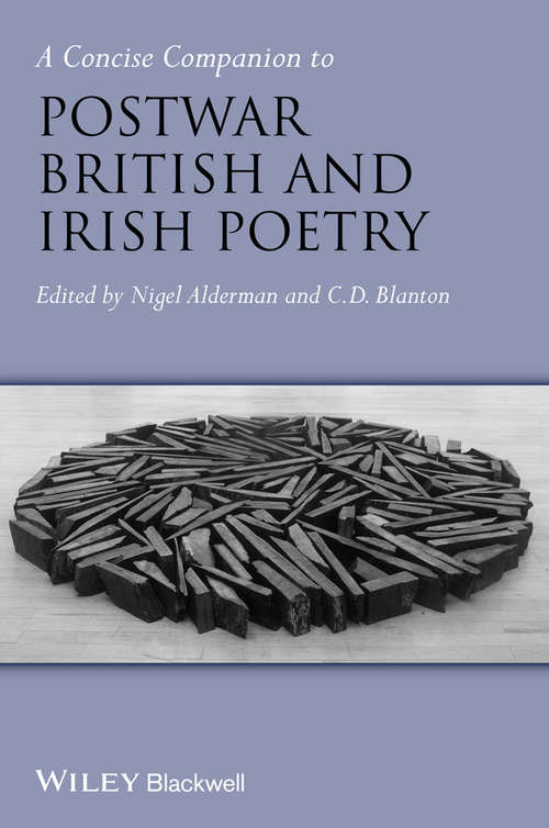 Cover image of A Concise Companion to Postwar British and Irish Poetry