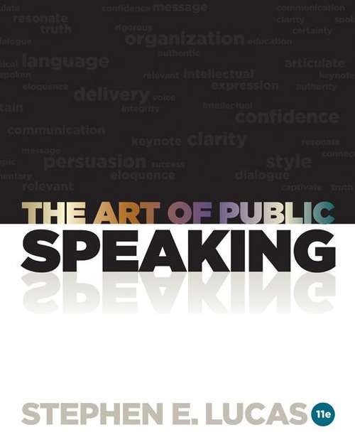 Book cover of The Art of Public Speaking