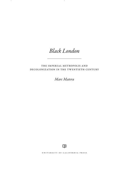 Book cover of Black London