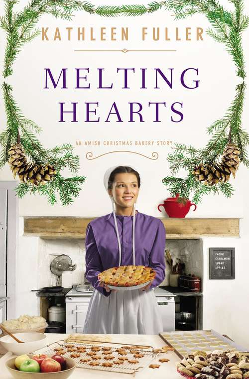 Book cover of Melting Hearts: An Amish Christmas Bakery Story