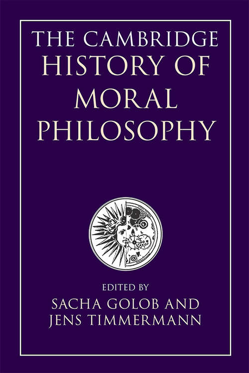 Book cover of The Cambridge History of Moral Philosophy