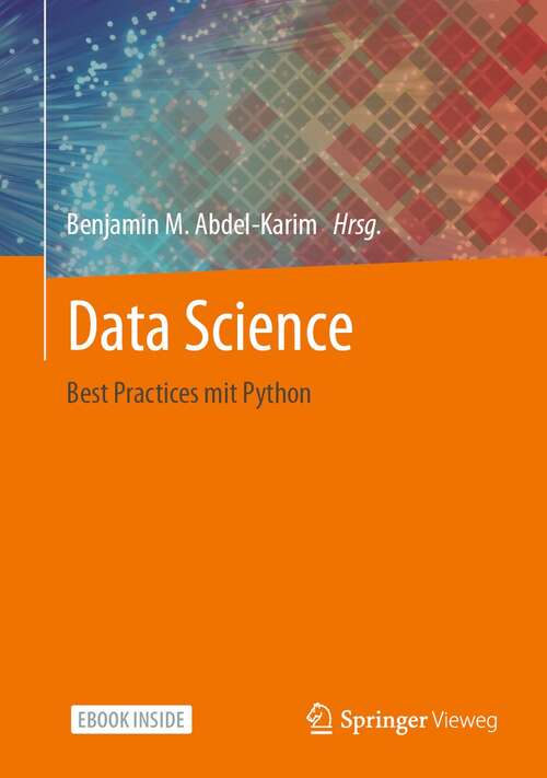 Book cover of Data Science: Best Practices mit Python (1. Aufl. 2022)