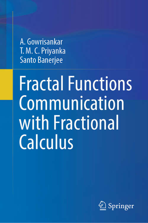 Book cover of Fractal Functions Communication with Fractional Calculus