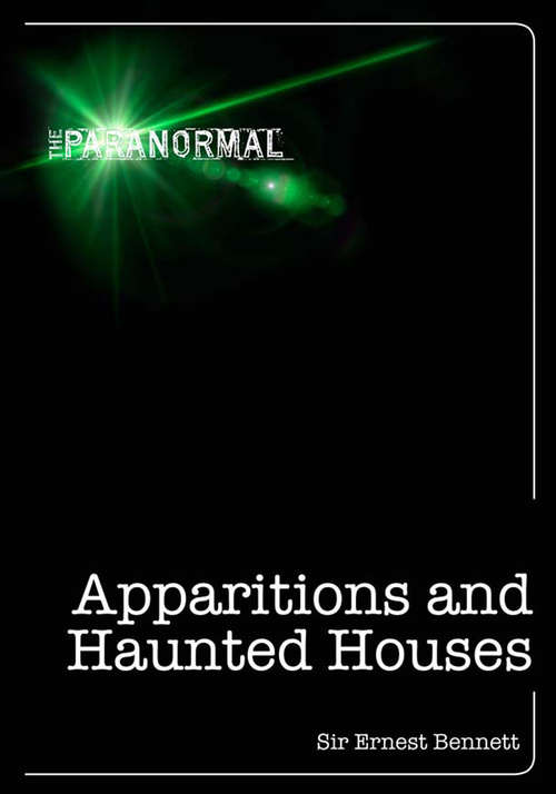 Book cover of Apparitions and Haunted Houses