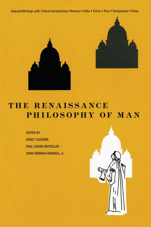 Book cover of The Renaissance Philosophy of Man