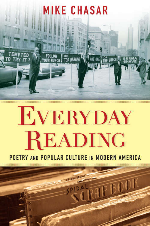 Book cover of Everyday Reading: Poetry and Popular Culture in Modern America