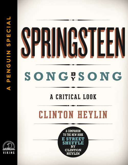 Book cover of Springsteen Song by Song