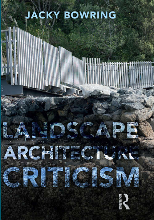 Book cover of Landscape Architecture Criticism