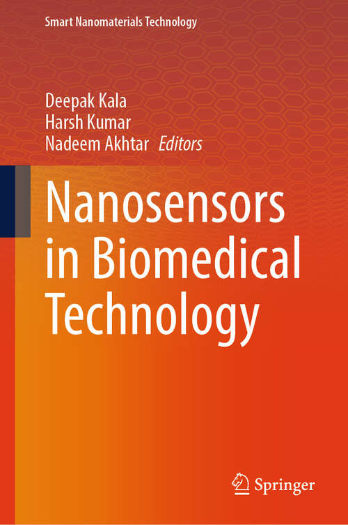 Book cover of Nanosensors in Biomedical Technology (Smart Nanomaterials Technology)