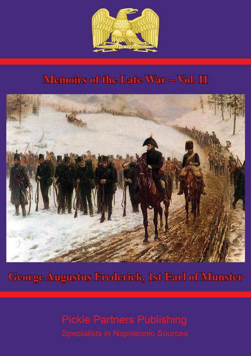 Book cover of Memoirs of the Late War – Vol. II. (Memoirs of the Late War #2)