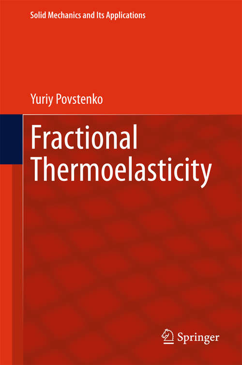 Book cover of Fractional Thermoelasticity