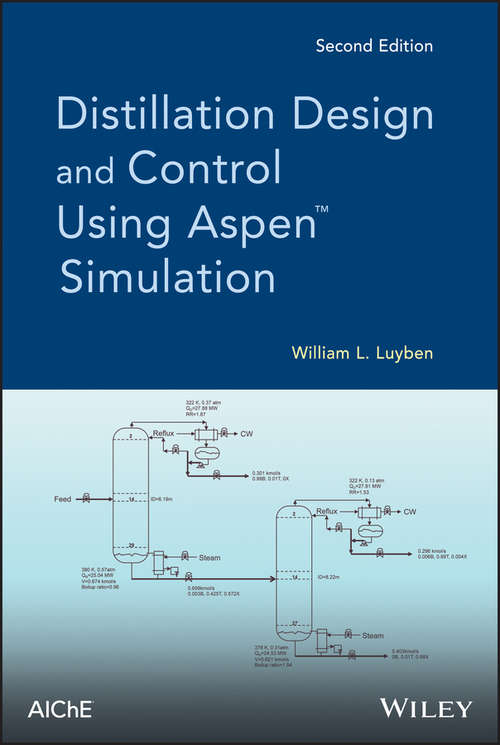 Book cover of Distillation Design and Control Using AspenTM Simulation