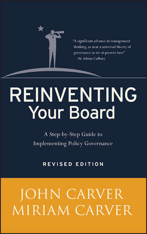 Book cover of Reinventing Your Board