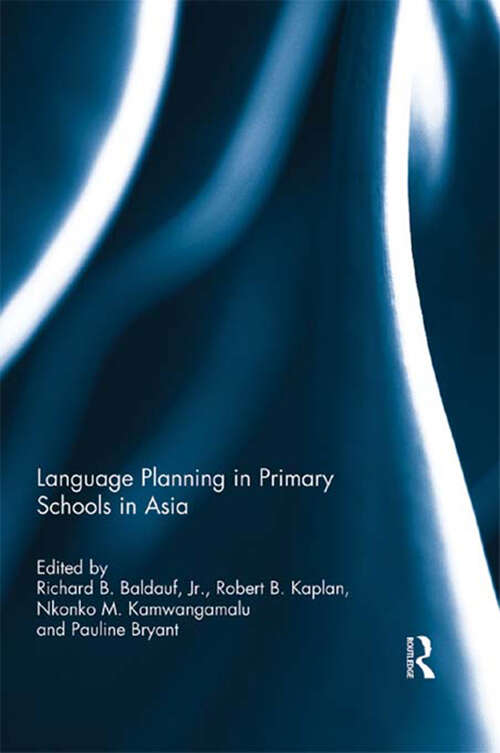 Book cover of Language Planning in Primary Schools in Asia