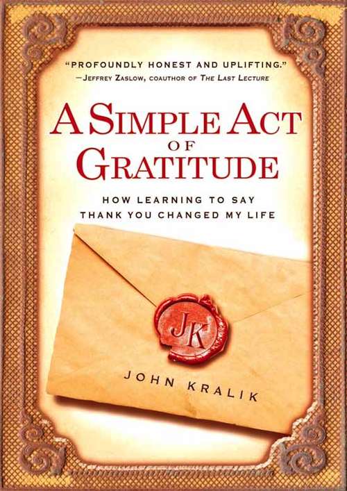 Book cover of A Simple Act of Gratitude