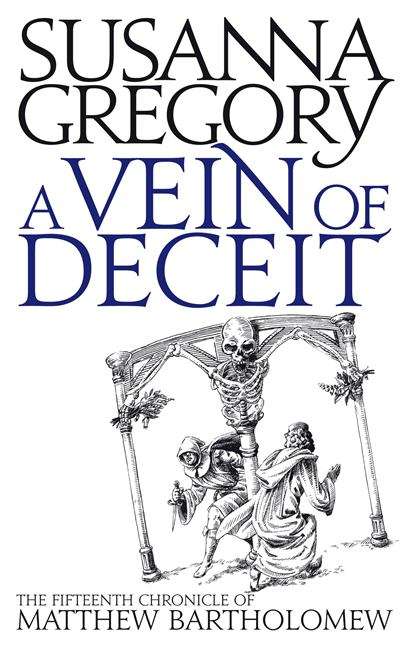 Book cover of A Vein of Deceit (Matthew Bartholomew Chronicles #15)
