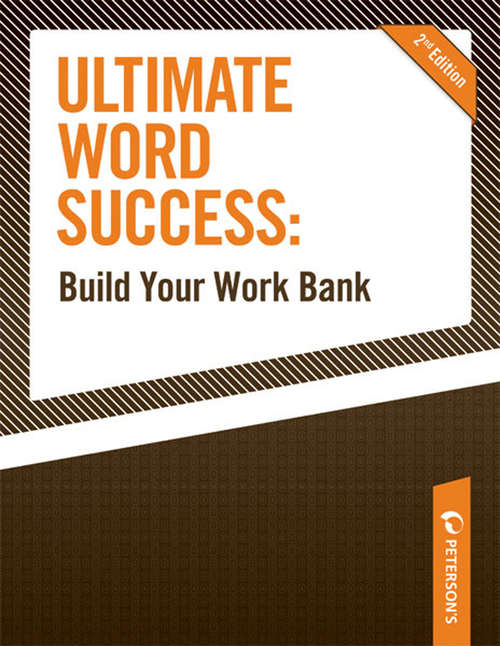 Book cover of Ultimate Word Success:  Build Your Word Bank
