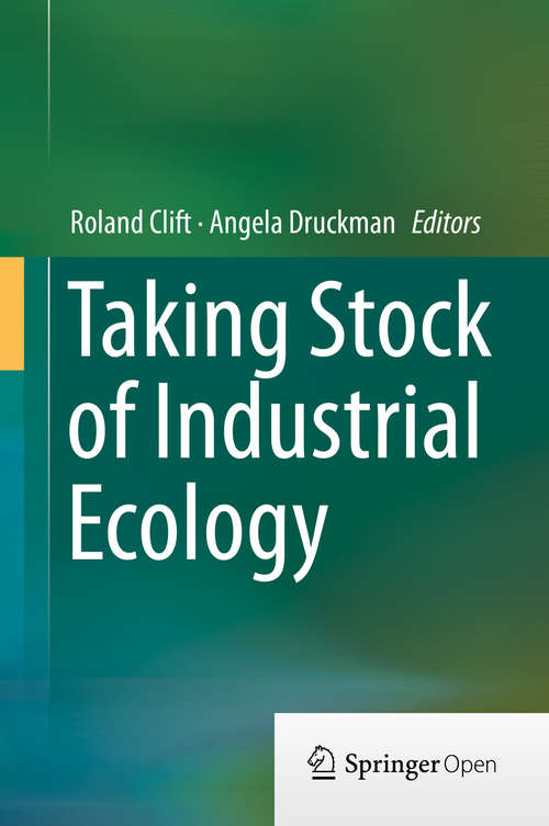 Book cover of Taking Stock of Industrial Ecology
