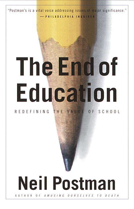 Book cover of The End of Education