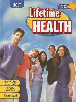 Book cover of Holt Lifetime Health (Texas Edition)