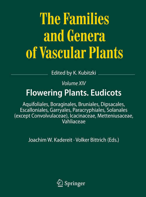 Book cover of Flowering Plants. Eudicots