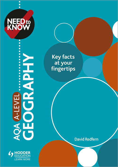 Book cover of Need to Know: Aqa A-level Geog Epub