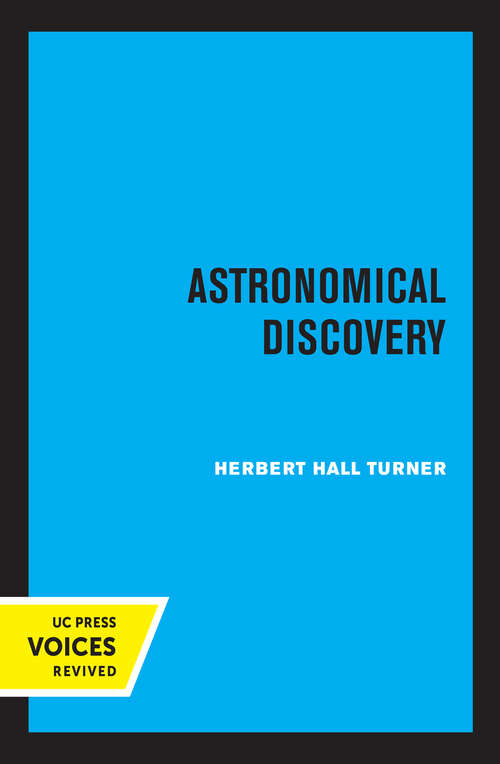 Book cover of Astronomical Discovery