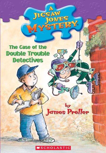 Book cover of The Case of the Double Trouble Detectives (Jigsaw Jones Mystery #26)