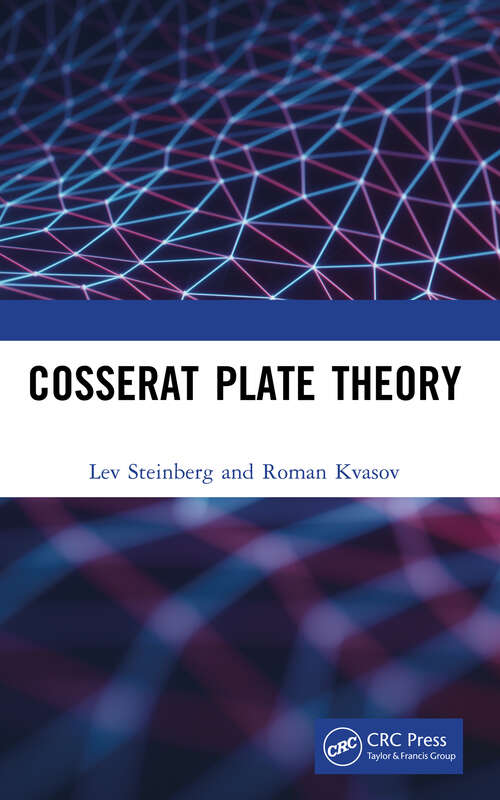 Book cover of Cosserat Plate Theory