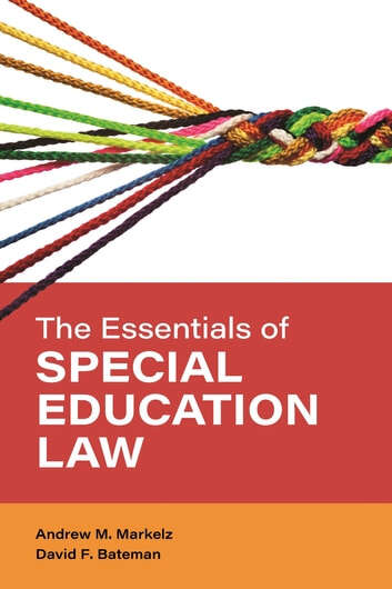 Book cover of The Essentials of Special Education Law