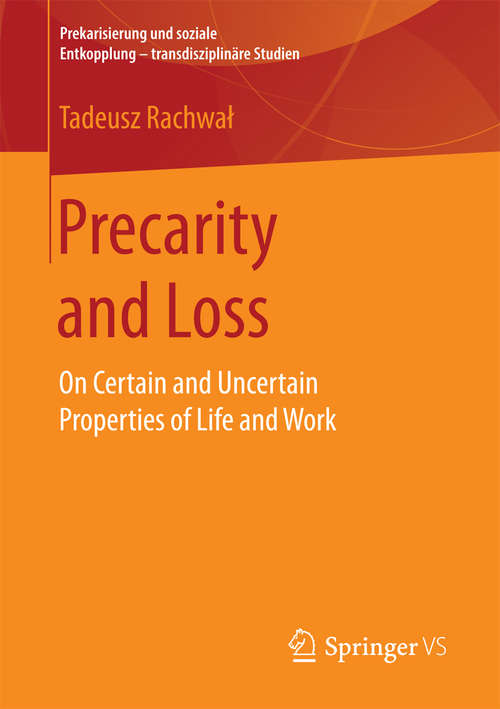 Book cover of Precarity and Loss