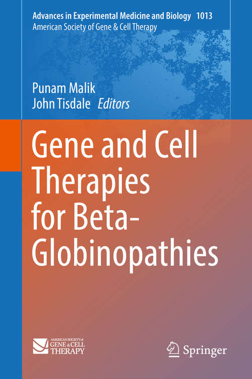 Book cover of Gene and Cell Therapies for Beta-Globinopathies