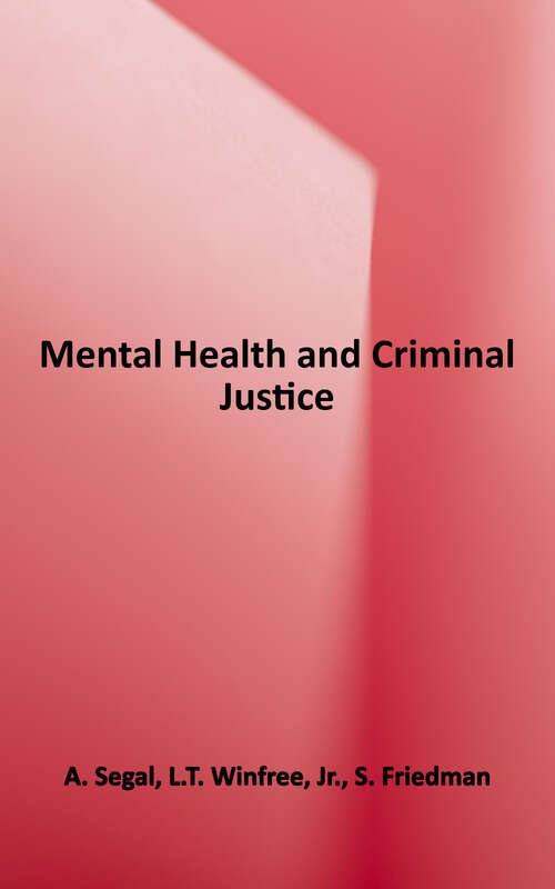 Book cover of Mental Health and Criminal Justice