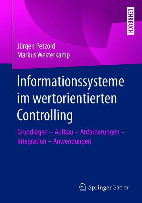 Book cover of Informationssysteme im wertorientierten Controlling