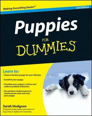 Book cover of Puppies for Dummies, 3rd Edition