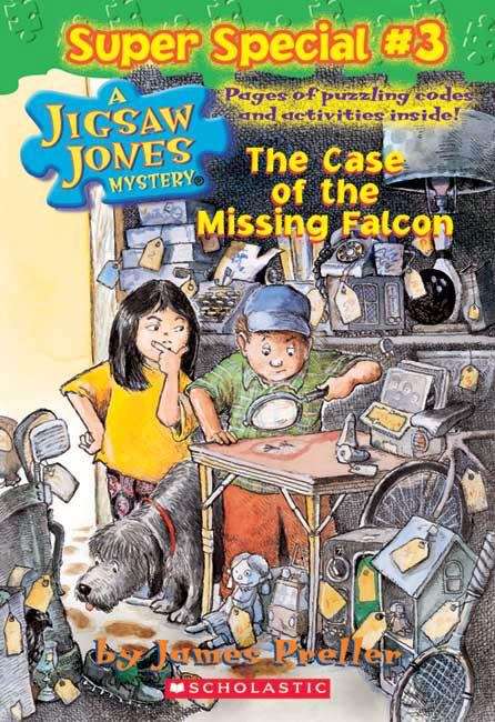 Book cover of The Case of the Missing Falcon (Jigsaw Jones Super Special #3)