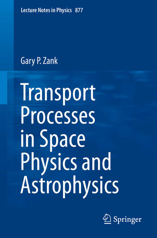 Book cover of Transport Processes in Space Physics and Astrophysics
