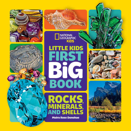 Book cover of National Geographic Little Kids First Big Book of Rocks, Minerals & Shells (National Geographic Little Kids First Big Books)