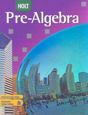 Holt Pre-Algebra