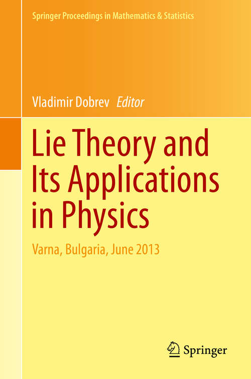 Book cover of Lie Theory and Its Applications in Physics