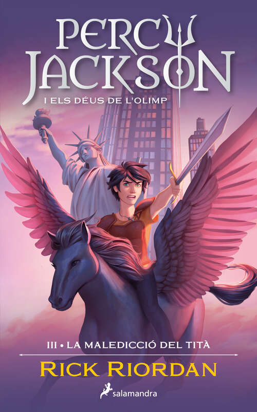 Book cover of La maledicció del tità (Percy Jackson i els déus de l'Olimp: Volumen 3)