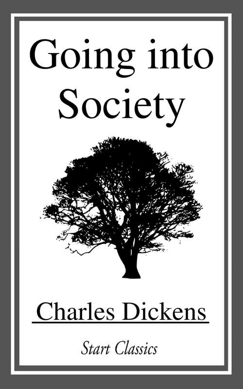 Book cover of Going into Society
