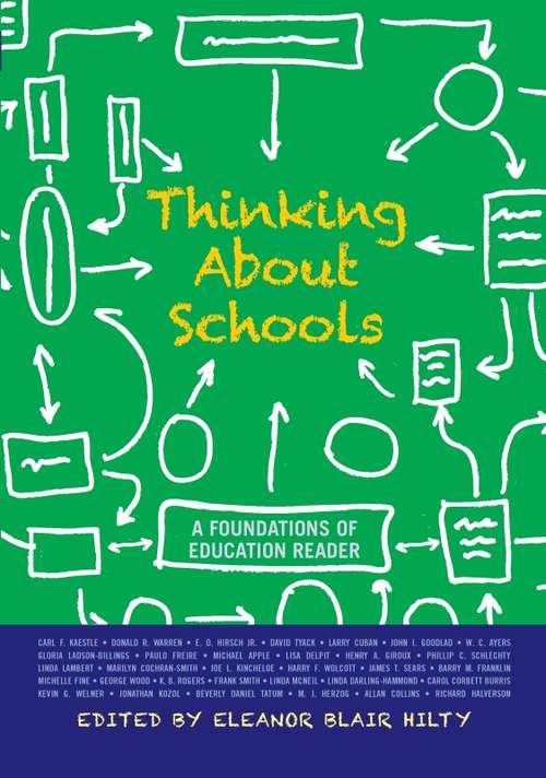Book cover of Thinking about Schools