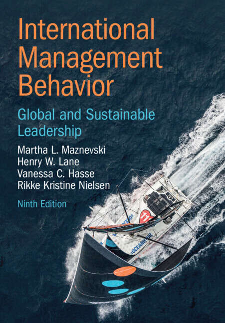 Book cover of International Management Behavior: Global and Sustainable Leadership (9)
